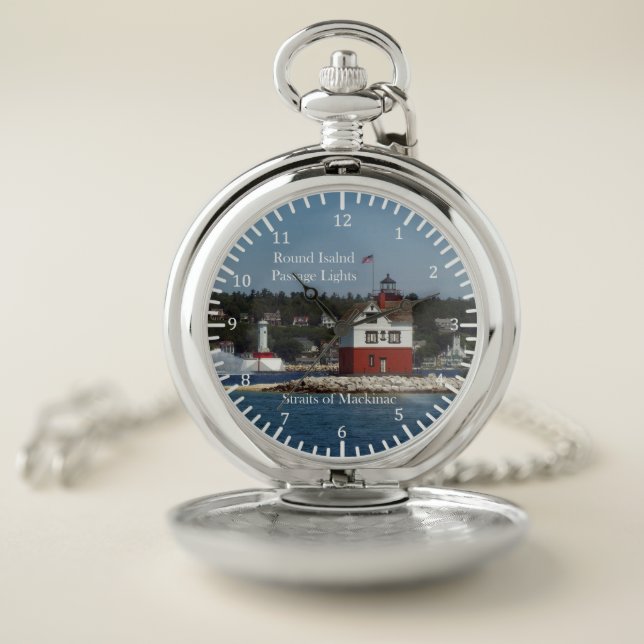Round Island Passage Lights pocket watch (Inside)