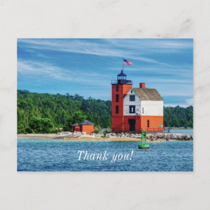 Round Island Thank you Postcard