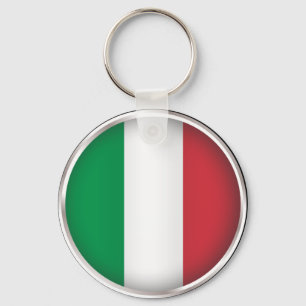 Round Italy Keychain