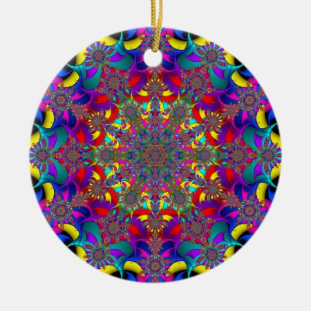 Round Kaleidoscope Ornament