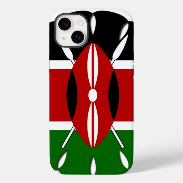 Round Kenyan Motif: A National Symbol Case-Mate iPhone Case (Back)