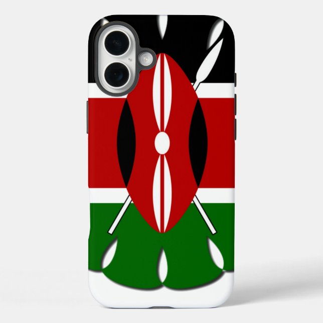 Round Kenyan Motif: A National Symbol Case-Mate iPhone Case (Back)