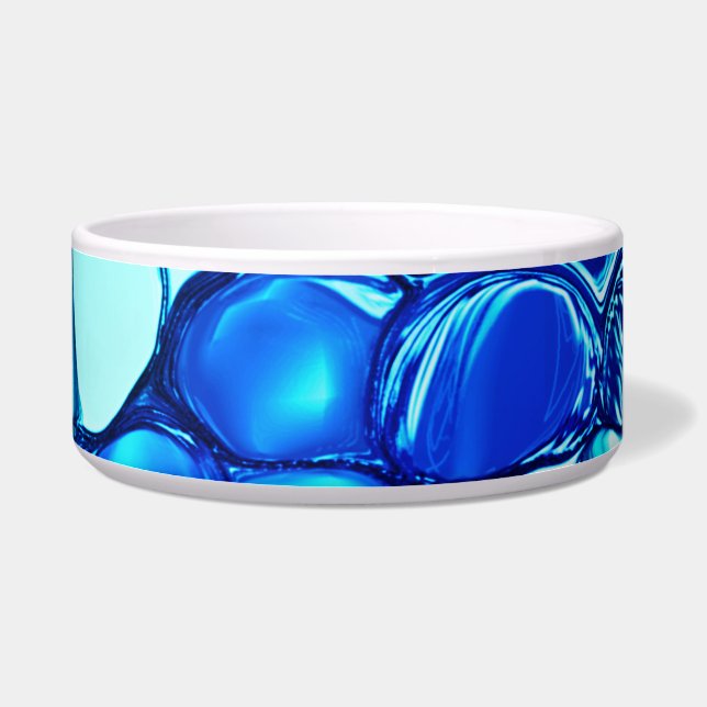 Round like stones in shades similar to aquamarine bowl (Right)