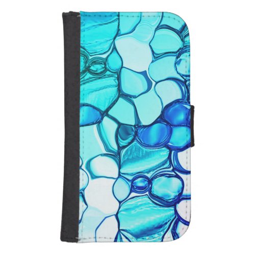 Round like stones in shades similar to aquamarine galaxy s4 wallet case