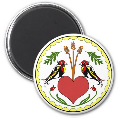 Round Magnet _ Long Happy Relationship Hex