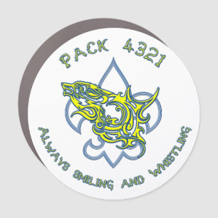 Round Magnetic Logo Car Magnet