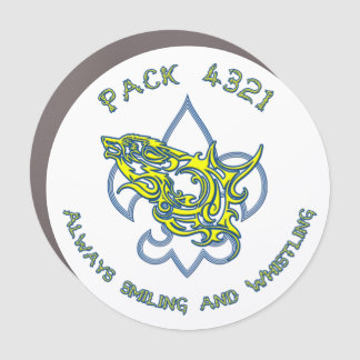 Round Magnetic Logo Car Magnet