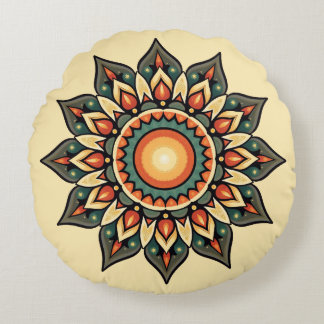 Round Mandala Pillow
