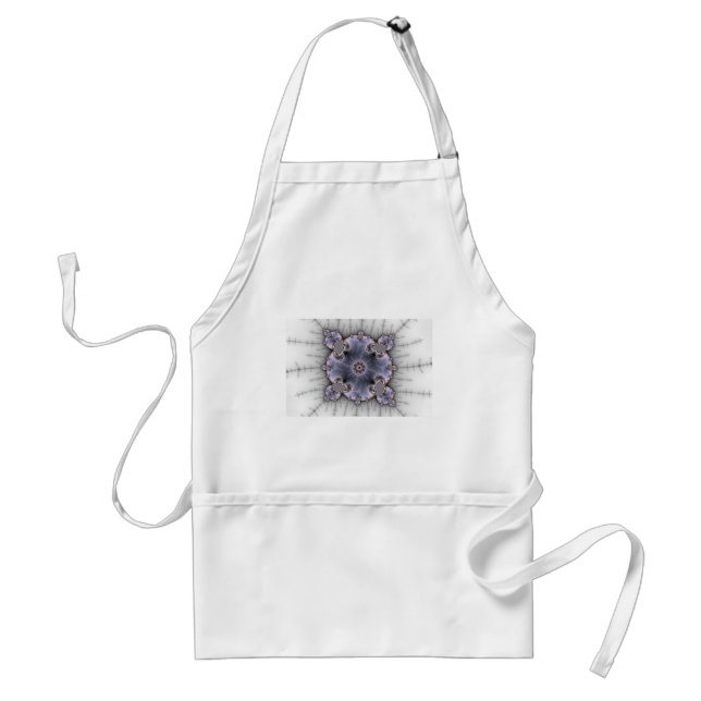 Round Mandelbrot - Fractal Adult Apron (Front)