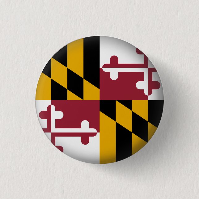 Round Maryland Button (Front)