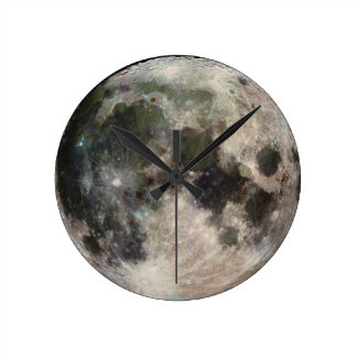 Moon Face Wall Clocks | Zazzle