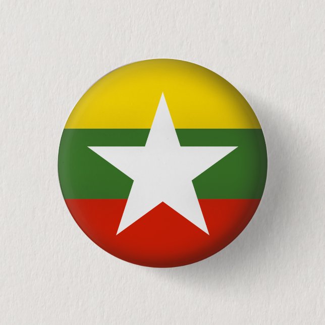 Round Myanmar Button (Front)