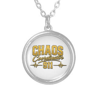 Round Necklace Chaos Coordinator | 911 Dispatcher