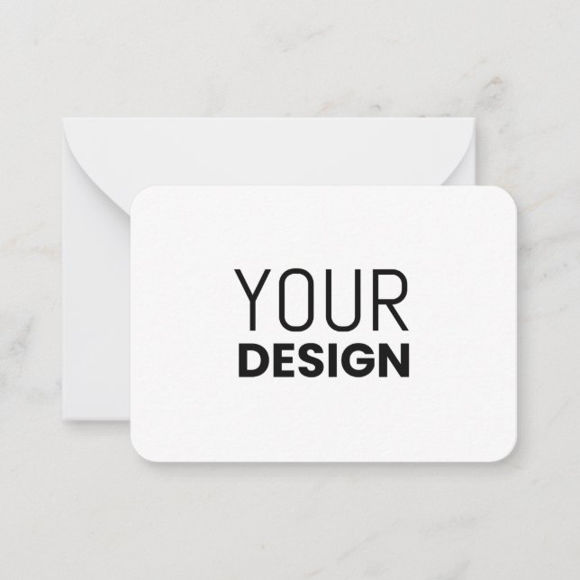 Round Note Card [Multi Sizes] (Front)