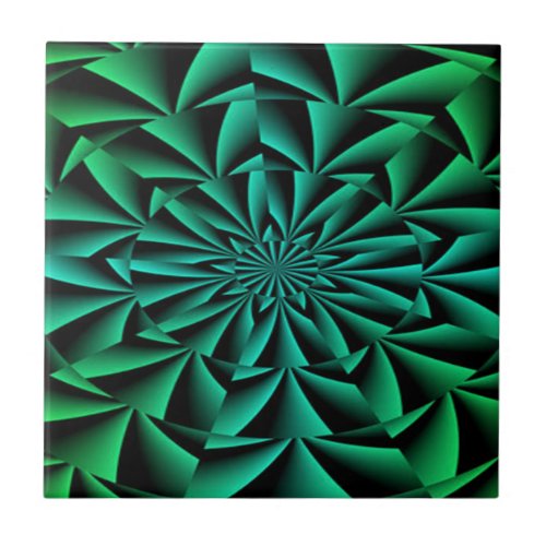 Round Optical Illusion Tile