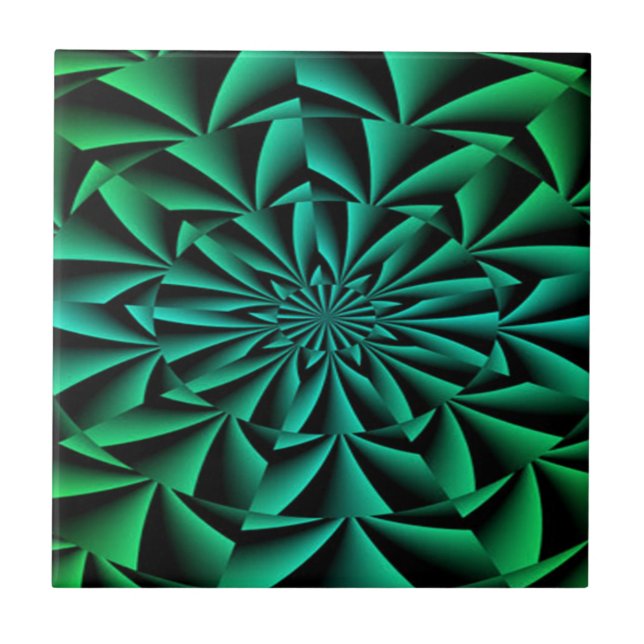 Round Optical Illusion Tile (Front)