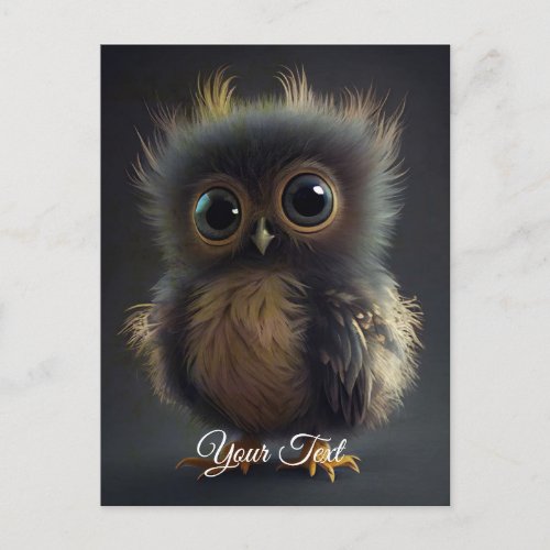Round Owlet  Postcard
