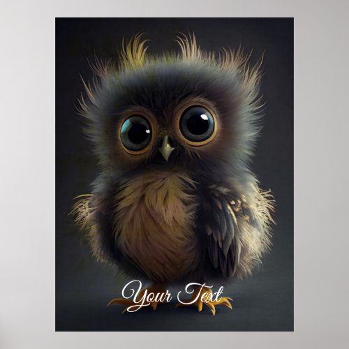 Round Owlet  Poster