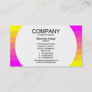 Round Panel - Color Transition 01 Business Card