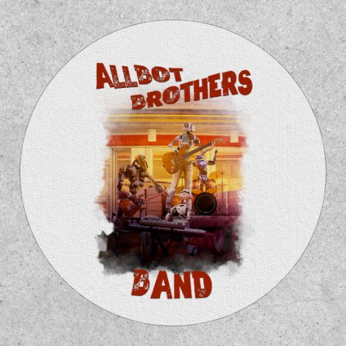 round patch with Allbot Brothers Band