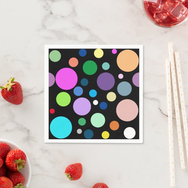 round pattern napkins (Insitu)