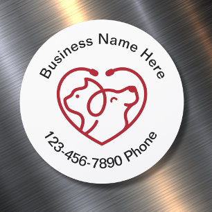 Round Pet Care Promotional Round Magnets