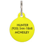 Round Pet Tag