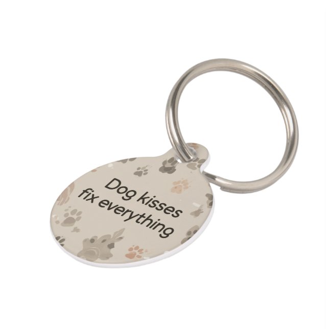 Round Pet Tag (Side)