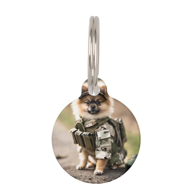 ROUND PET TAG (Front)