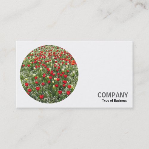 Round Photo _ Flower Bed Business Card