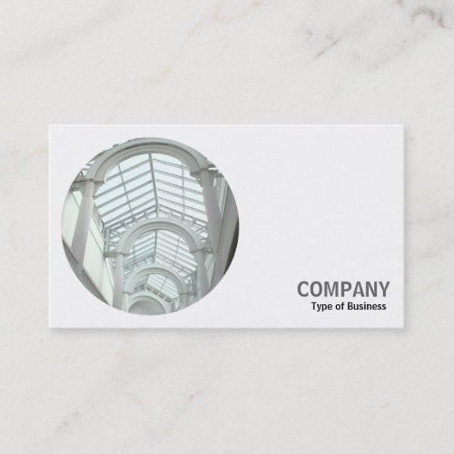 Round Photo _ Glass Roof Business Card
