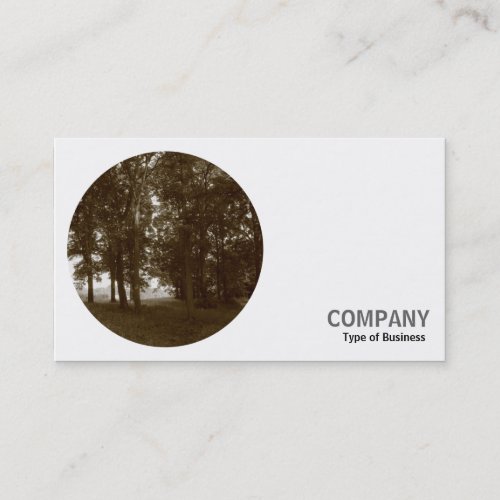 Round Photo _ In the Park Business Card