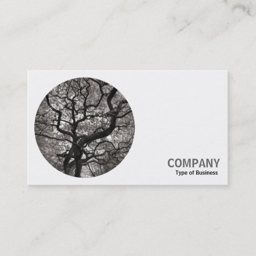 Round Photo _ Japanese Maple Tree Business Card