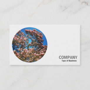 Round Photo - Magnolia Tree Business Card