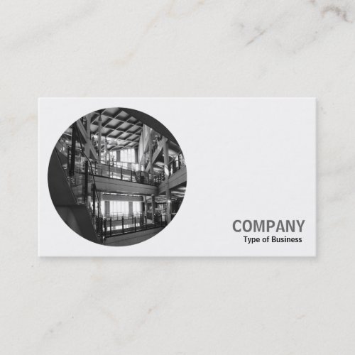 Round Photo _ Modern Architecture Business Card