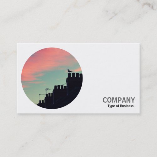 Round Photo _ Morning Business Card