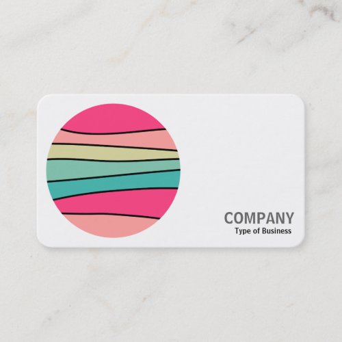 Round Photo _ Round Color Abstract 16042203 Business Card