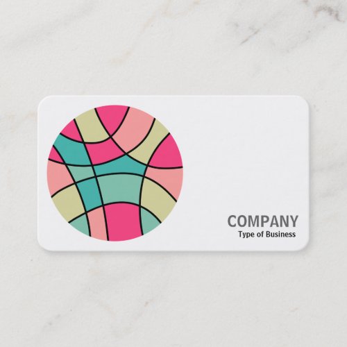 Round Photo _ Round Color Abstract 16042206 Business Card