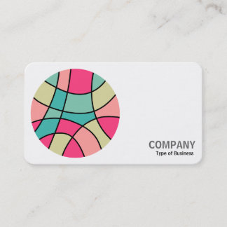 Round Photo - Round Color Abstract 160422(07) Business Card