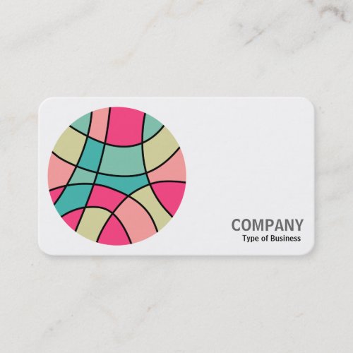 Round Photo _ Round Color Abstract 16042207 Business Card