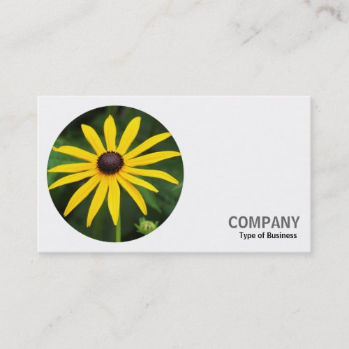 Round Photo _ Rudbeckia hirta Business Card