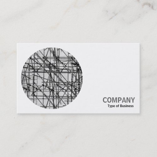 Round Photo _ Scaffolding Business Card