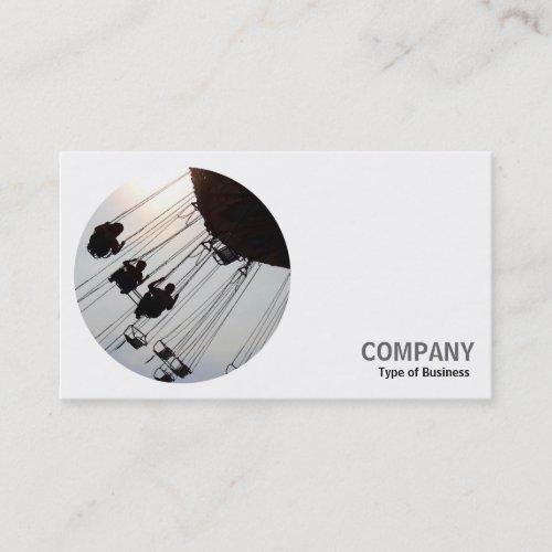 Round Photo _ Swing Roundabout Business Card