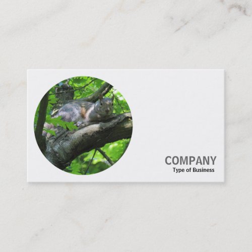 Round Photo _ Watched from the Trees Business Card