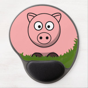 Round Pig Gel Mouse Pad