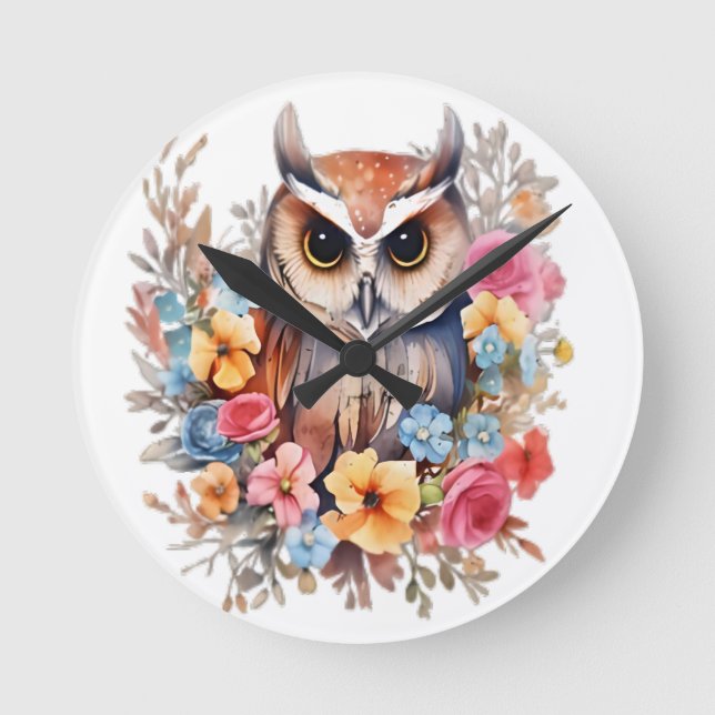 Round Pillow Clock (Front)