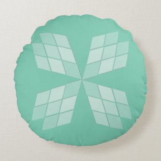 Round Pillow - Diamond Petals