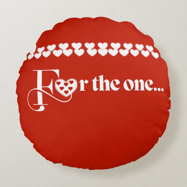 Round Pillow Double Design (Front)