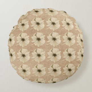 Round Pillow For Home - Flower Pillow Design