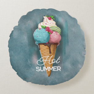 Round Pillow Ice Cream